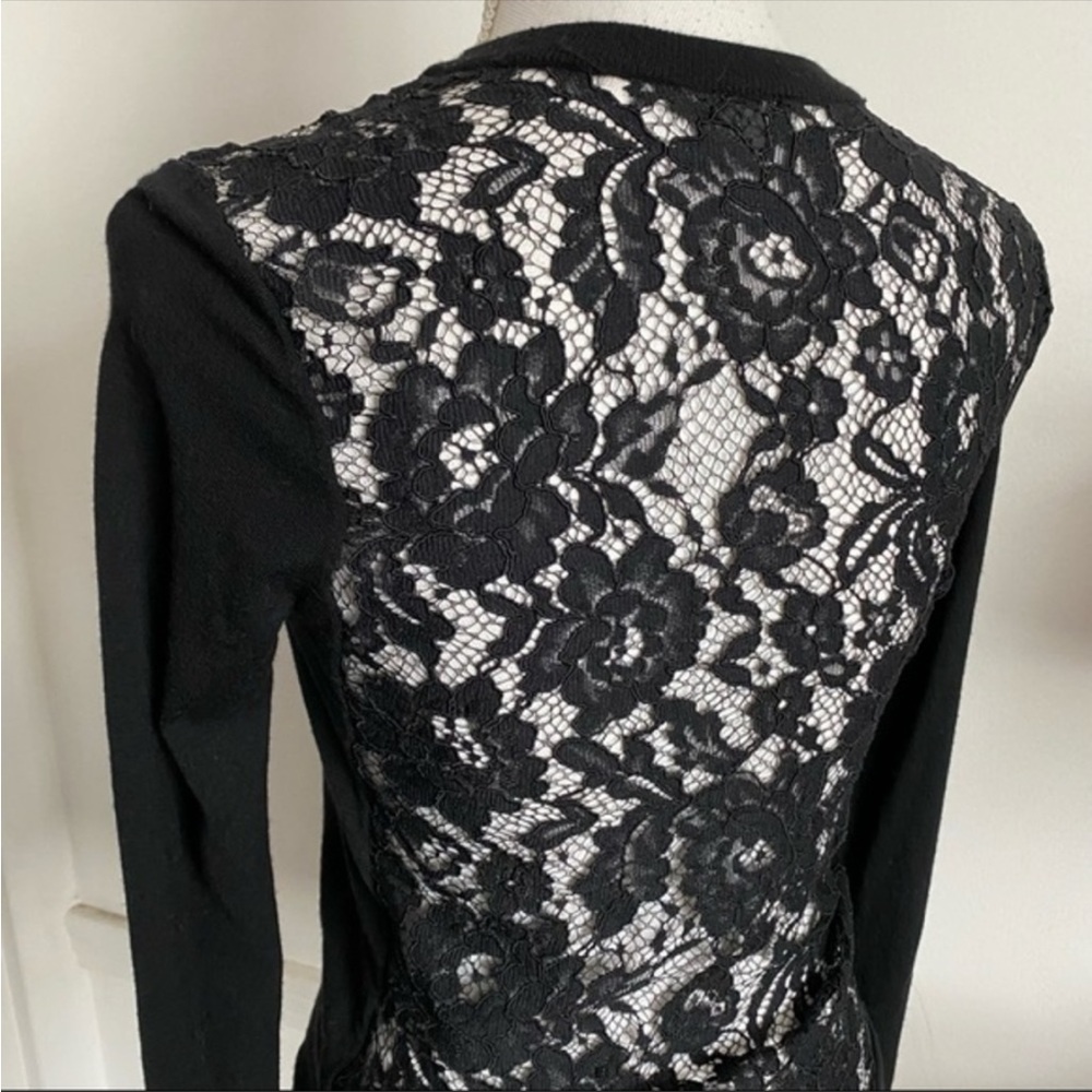 Theory Lace Sweater LG- never worn!